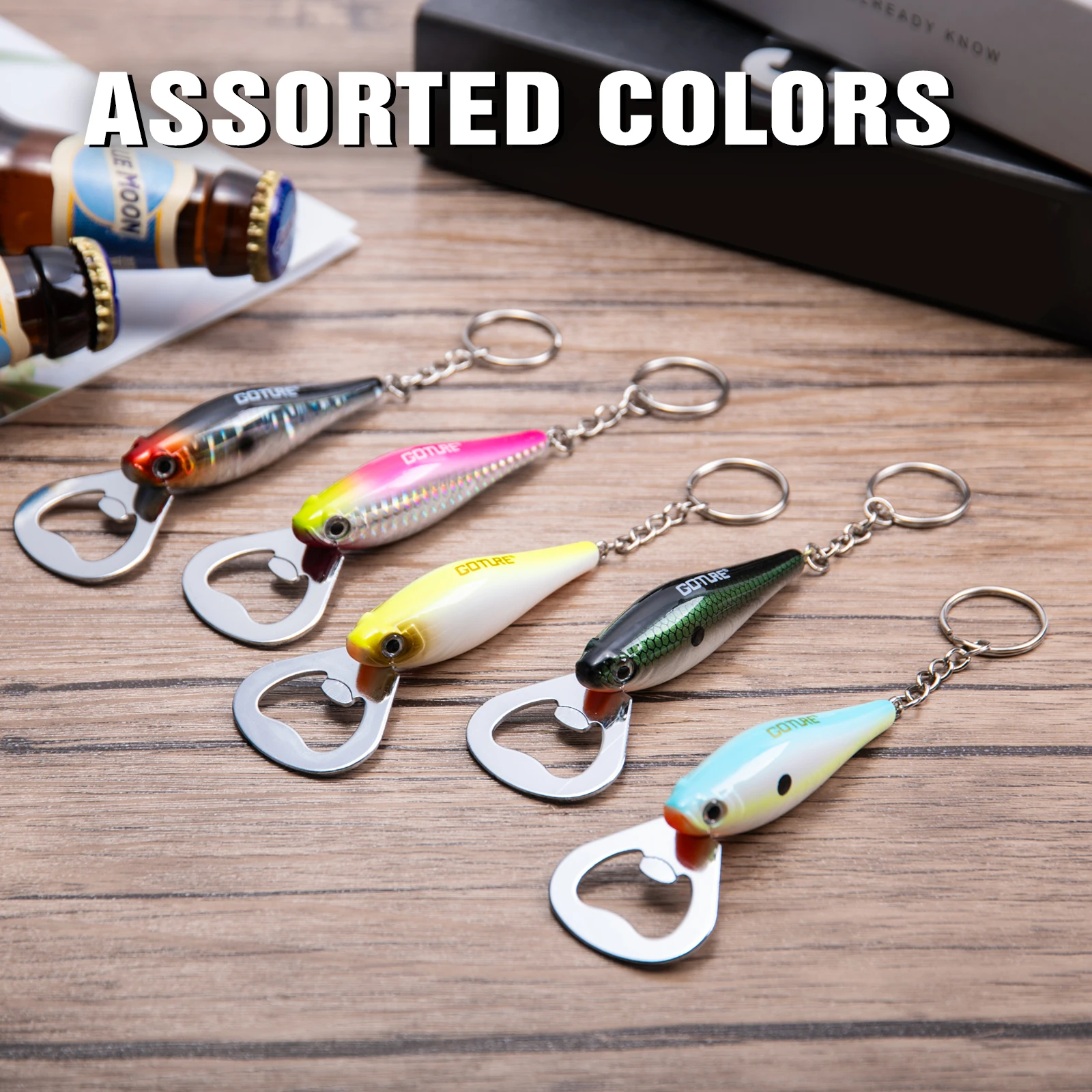 Fishing Lure Kit - Goture 1 adet Balıkçılık Cazibesi şişe