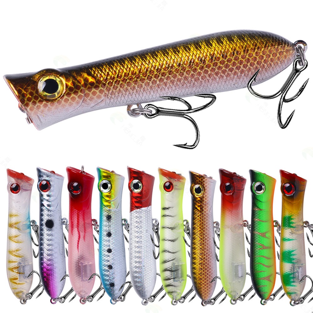 Fishing Lure Popper - 1 adet Popper balıkçılık yemi 8cm-12g