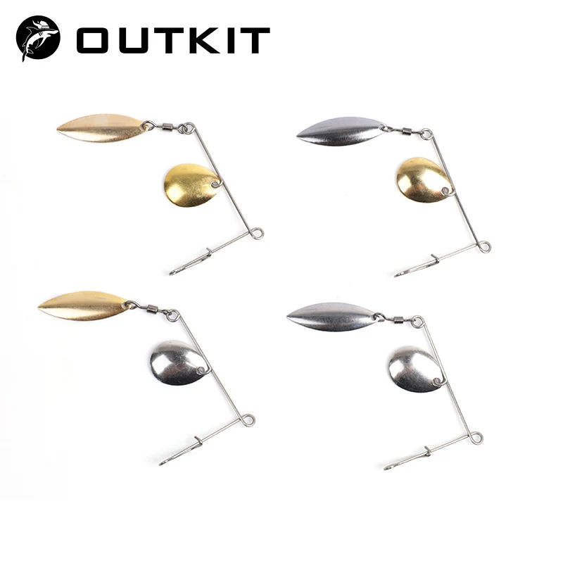 Fishing Lure Buzzbait - OUTKIT 5 adet 2.5g Spinner Balıkçılık