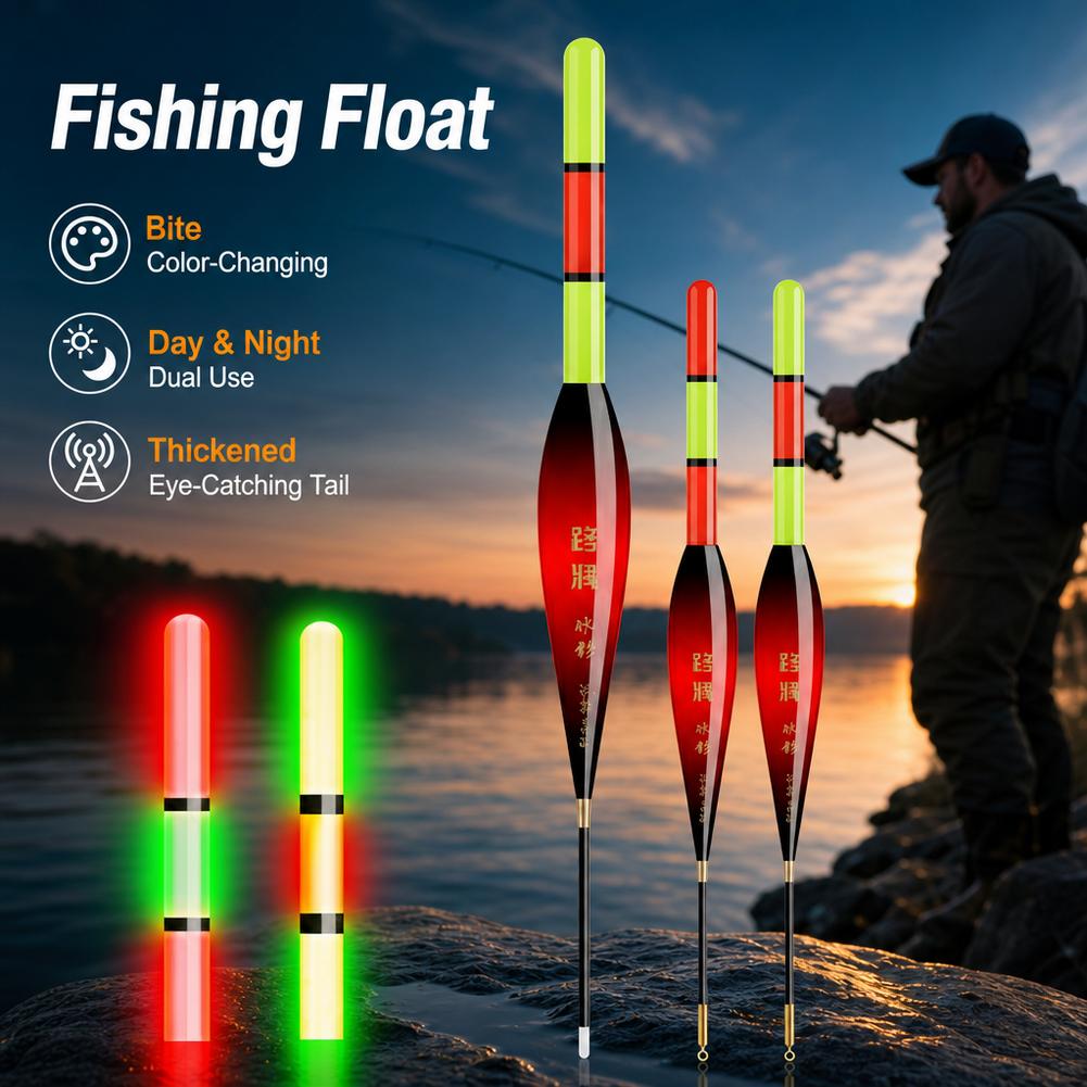 Fishing Lure Topwater - Kayar Işıklı Şamandıra, Cesur ve Göz