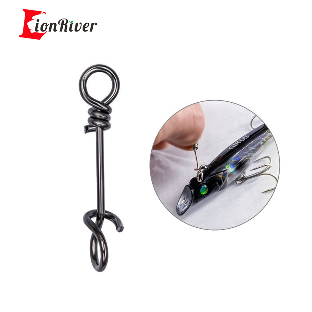 Fishing Lure Accessories - LIONRIVER 100 adet paslanmaz çelik balıkçılık