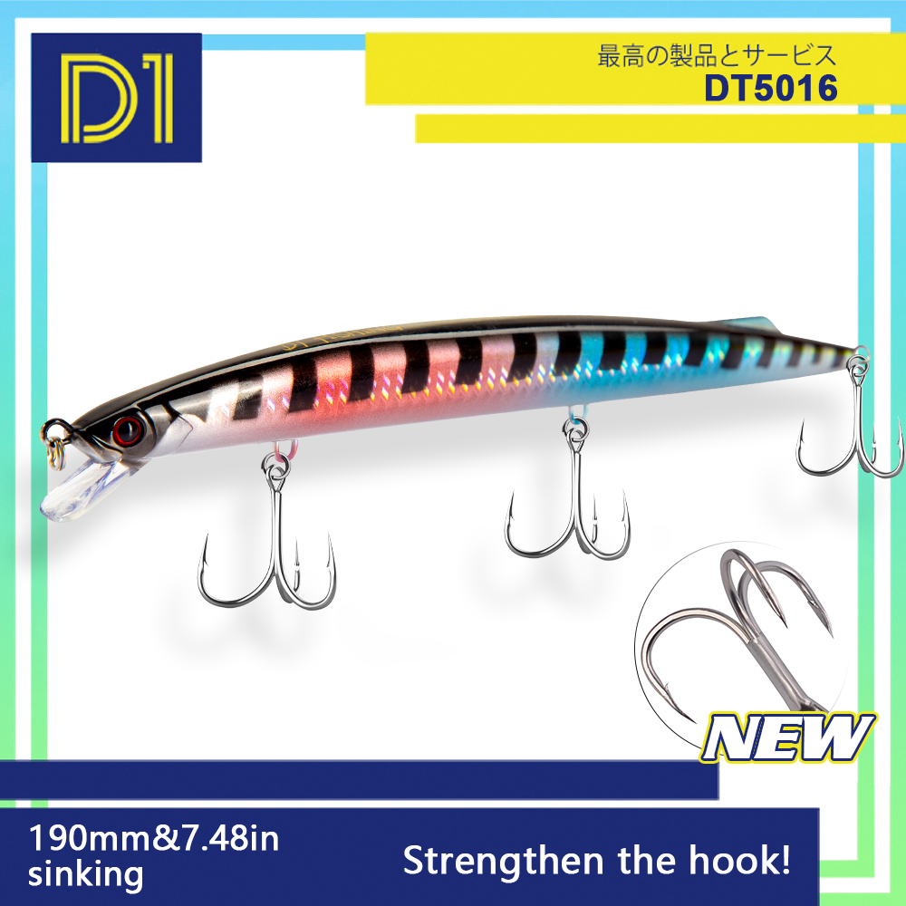 Fishing Lure Buzzbait - D1 Deniz Balıkçılığı Minnow Yemi 190mm
