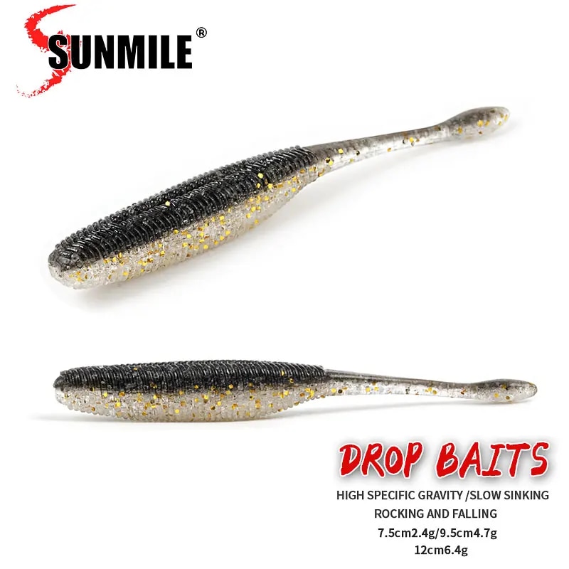 Fishing Lure Swimbait - SUNMILE Balıkçılık Lures Damla Yumuşak Yemler