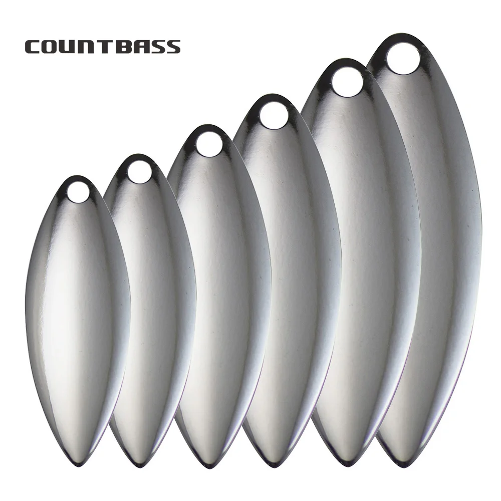 Fishing Lure Spinnerbait - Countbass 50 adet Boyutu 1-6 Nikel