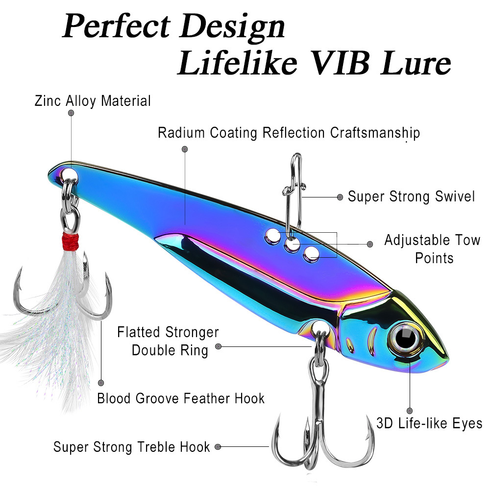 Renkli Metal VIB Yemli Sahte Y - Fishing Lure Spoon incelemesi ve fiyatı