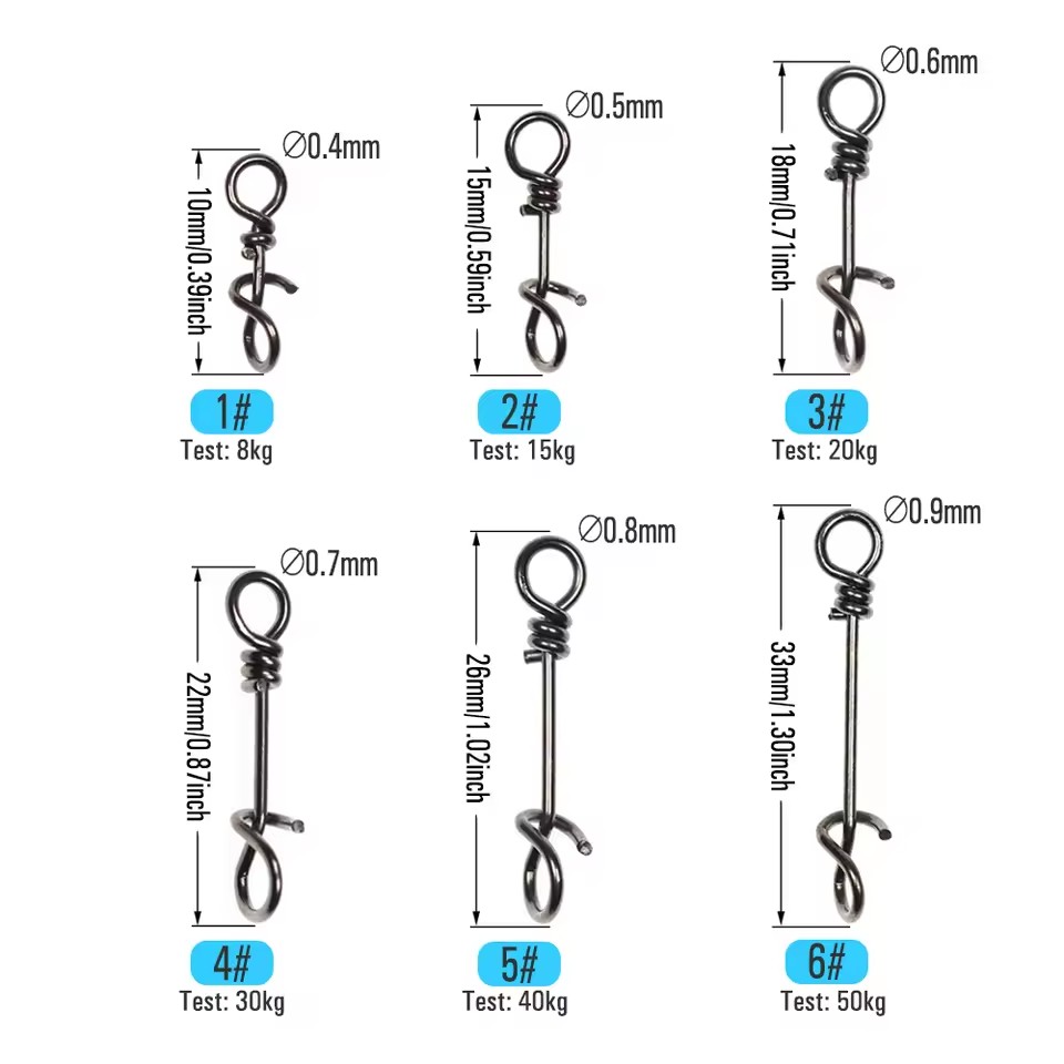 50 adet 10mm ~ 33mm paslanmaz  - Fishing Lure Accessories incelemesi ve fiyatı