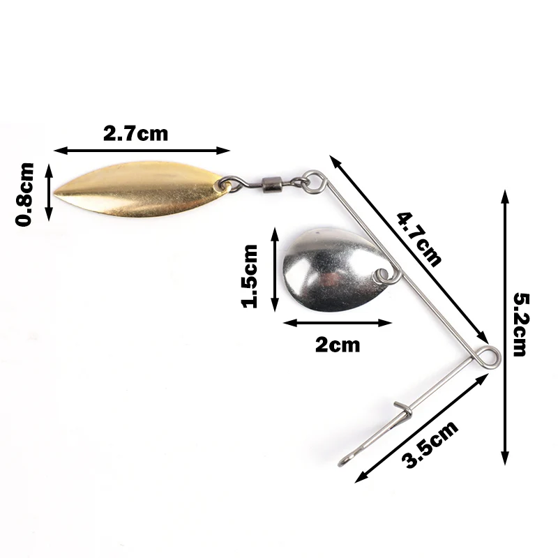 OUTKIT 5 adet 2.5g Spinner Bal - Fishing Lure Buzzbait incelemesi ve fiyatı
