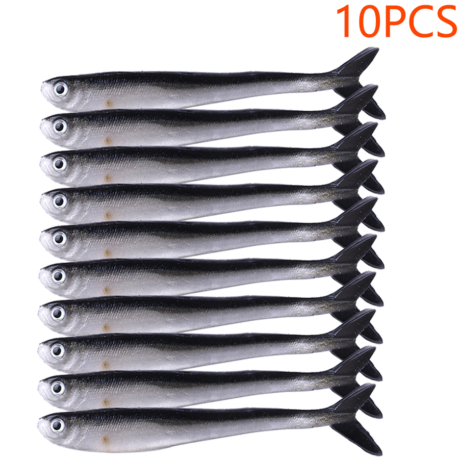 10 Adet Kolay Parlak Çatal Uçl - Fishing Lure Swimbait incelemesi ve fiyatı