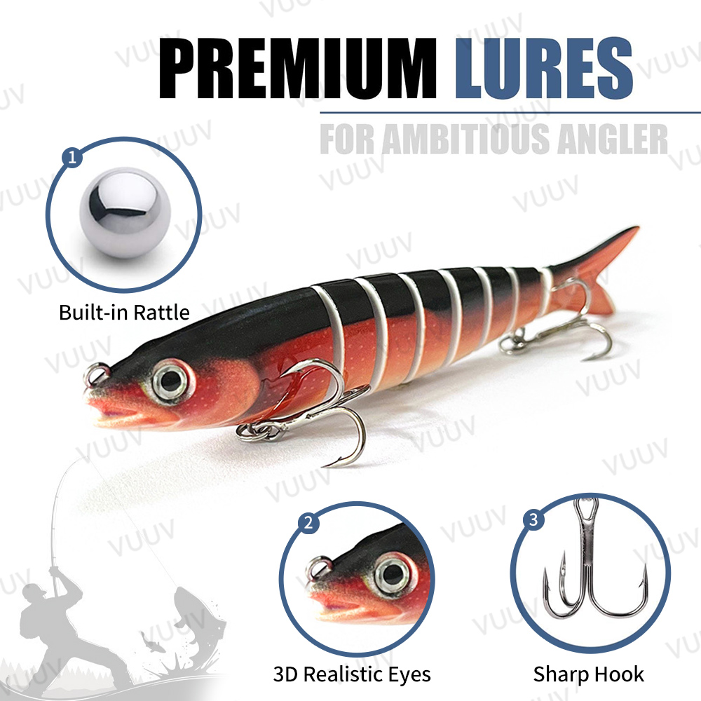 10 adet Balıkçılık Yemleri Lev - Fishing Lure Swimbait incelemesi ve fiyatı