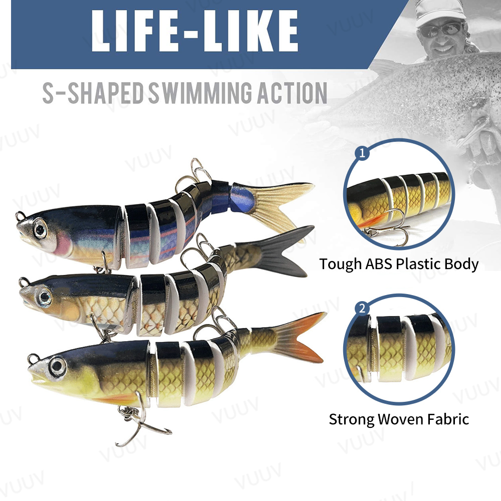 10 adet Balıkçılık Yemleri Lev - Fishing Lure Swimbait incelemesi ve fiyatı