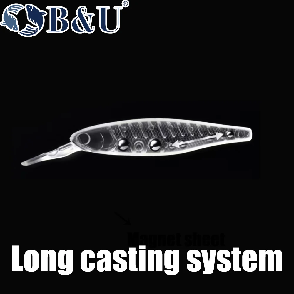 B&U 68mm 3D Baskı Shad Asma Mi - Fishing Lure Jerkbait incelemesi ve fiyatı