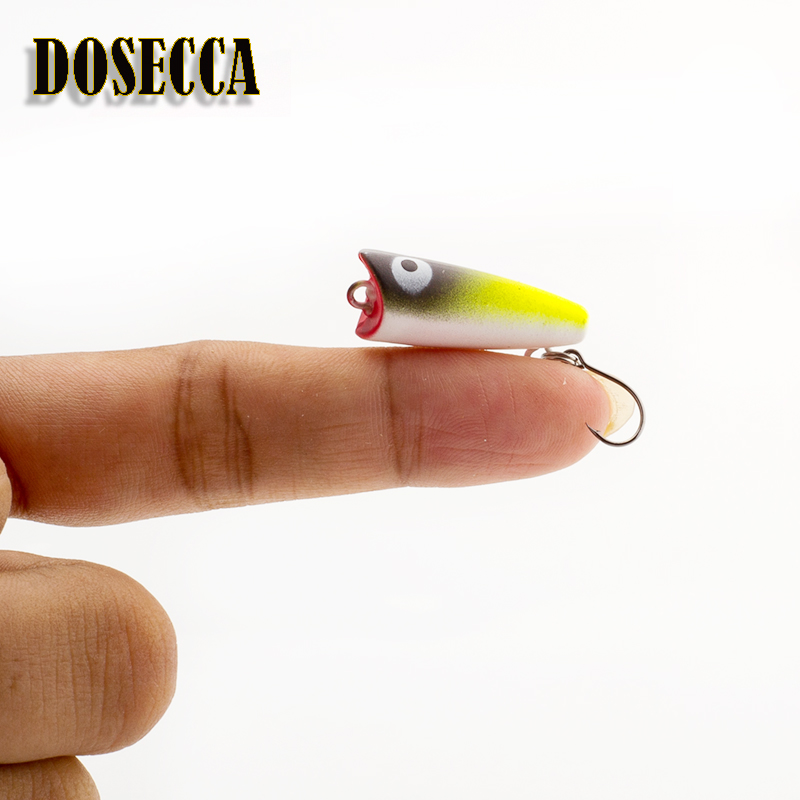 1 adet 2.5cm 1.5g Topwater yem - Fishing Lure Popper incelemesi ve fiyatı