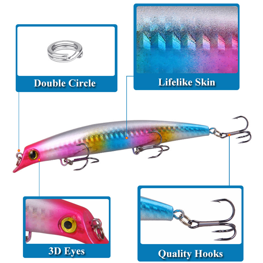 6 adet Crankbaits Balıkçılık L - Fishing Lure Crankbait incelemesi ve fiyatı