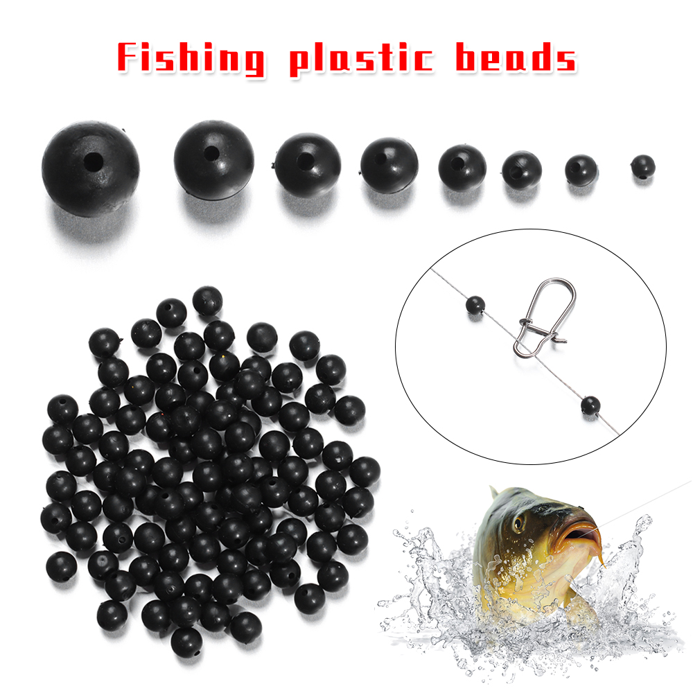 100 adet/grup Balıkçılık Boncu - Fishing Lure Soft Plastic incelemesi ve fiyatı