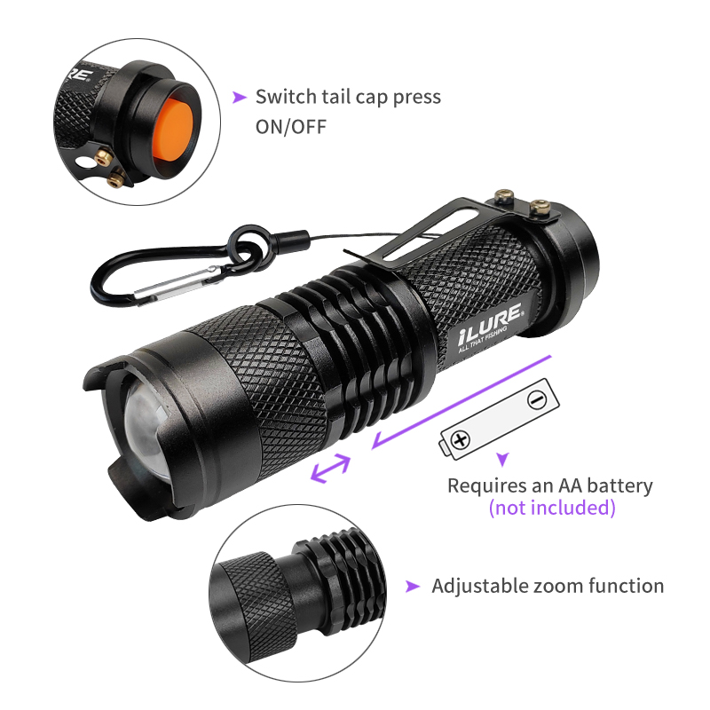 Mini UV El Feneri 395nm Ultrav - Fishing Lure Kit incelemesi ve fiyatı