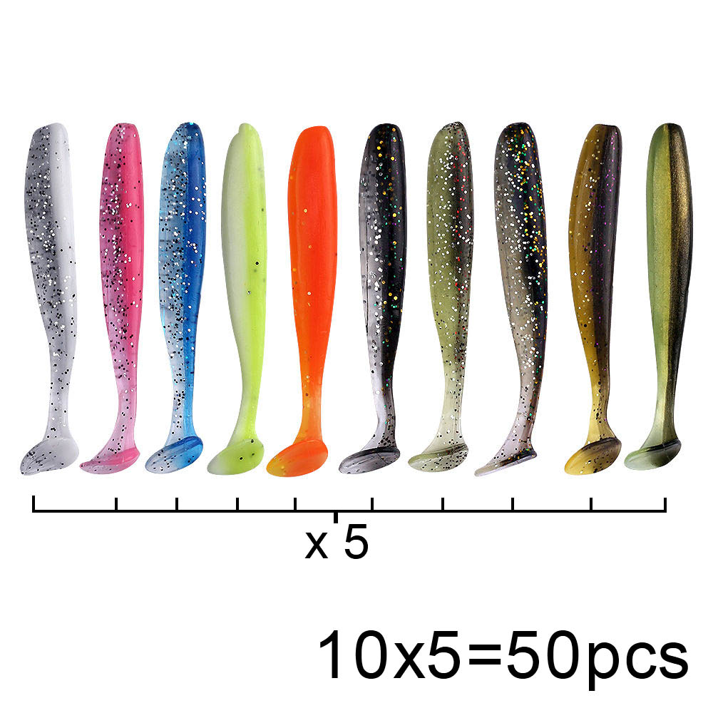 QXO 50 adet/grup Swimbait Yumu - Fishing Lure Swimbait incelemesi ve fiyatı