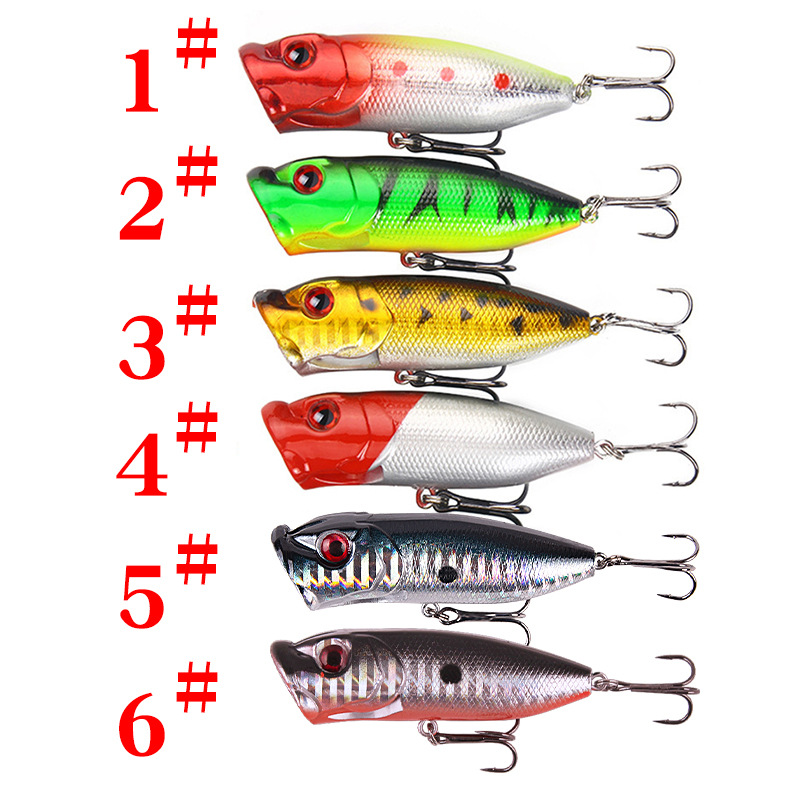 6 adet 6 renk (opp torba)/5 ad - Fishing Lure Popper incelemesi ve fiyatı