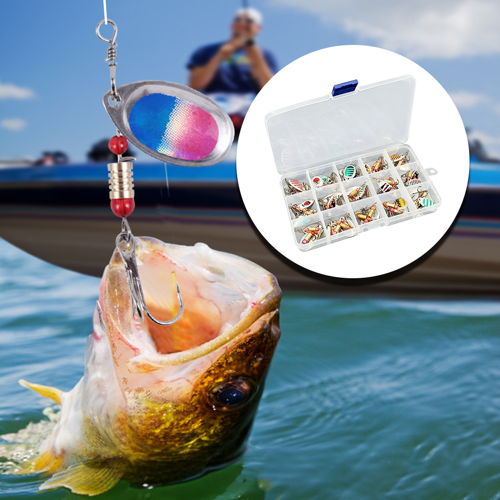 30 adet Metal Kaşık Spinner Ba - Fishing Lure Spoon incelemesi ve fiyatı