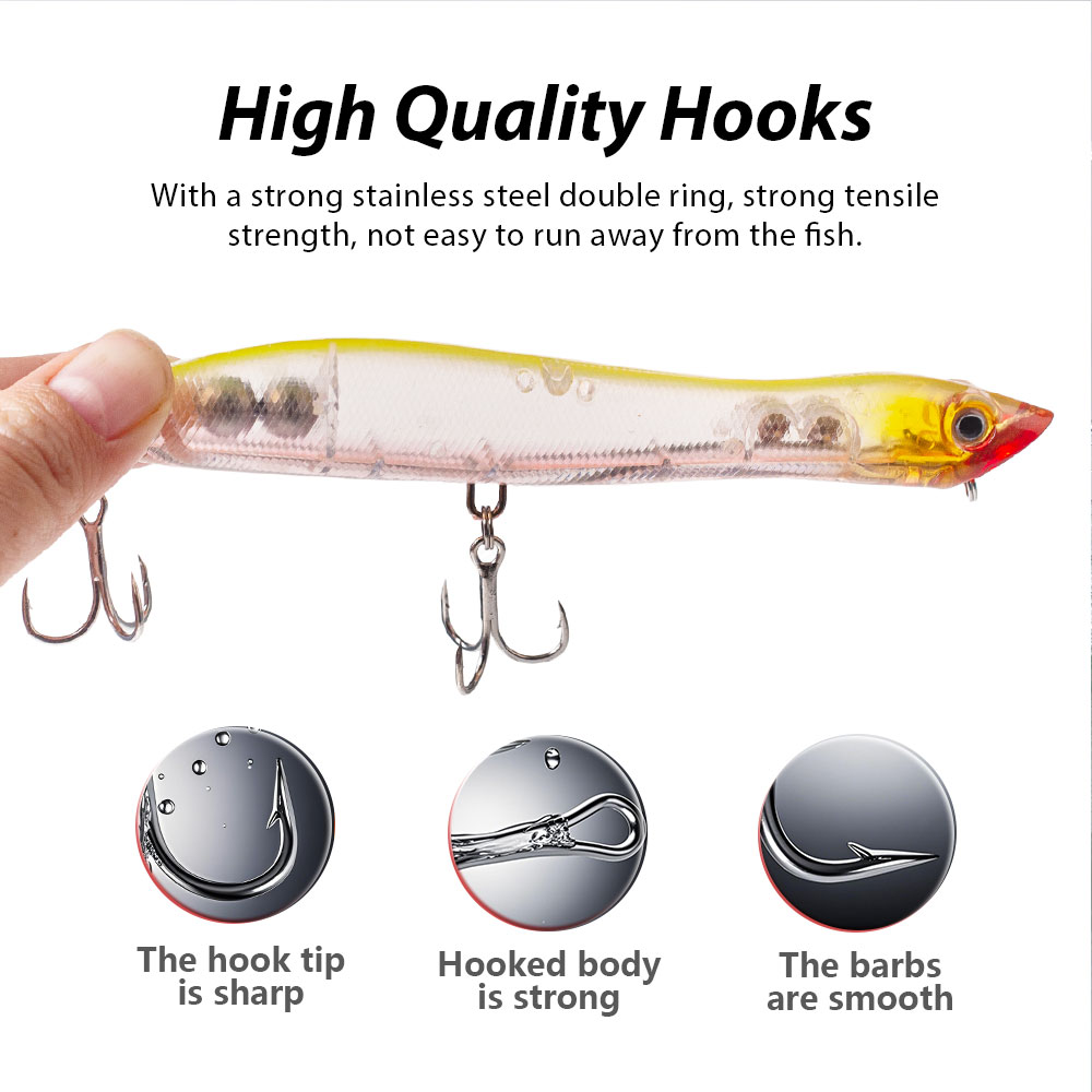 120mm/18g Yüzey Su Yüzeyi Kale - Fishing Lure Topwater incelemesi ve fiyatı