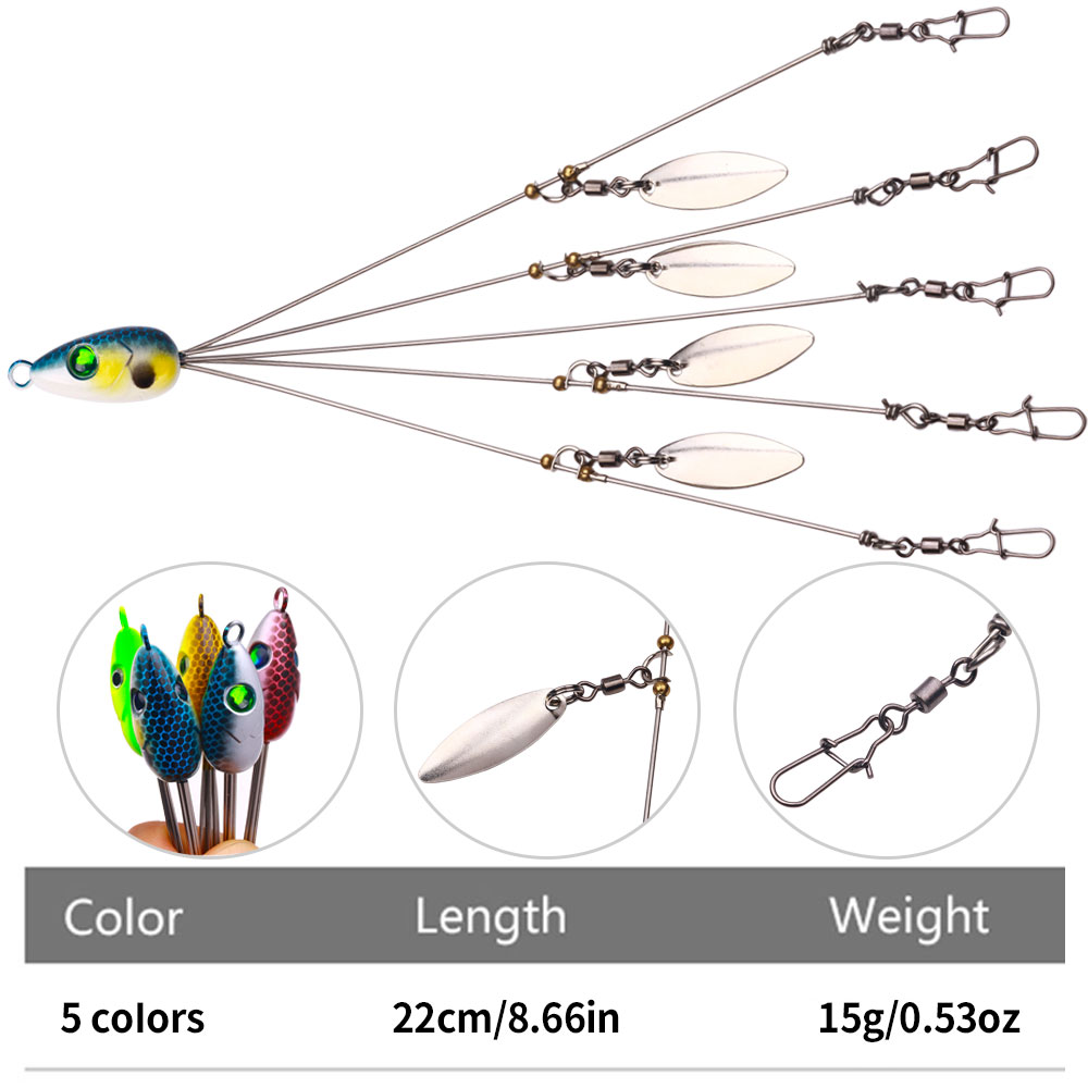 Alabama Rig Spinner Bait Şemsi - Fishing Lure Blade Bait incelemesi ve fiyatı