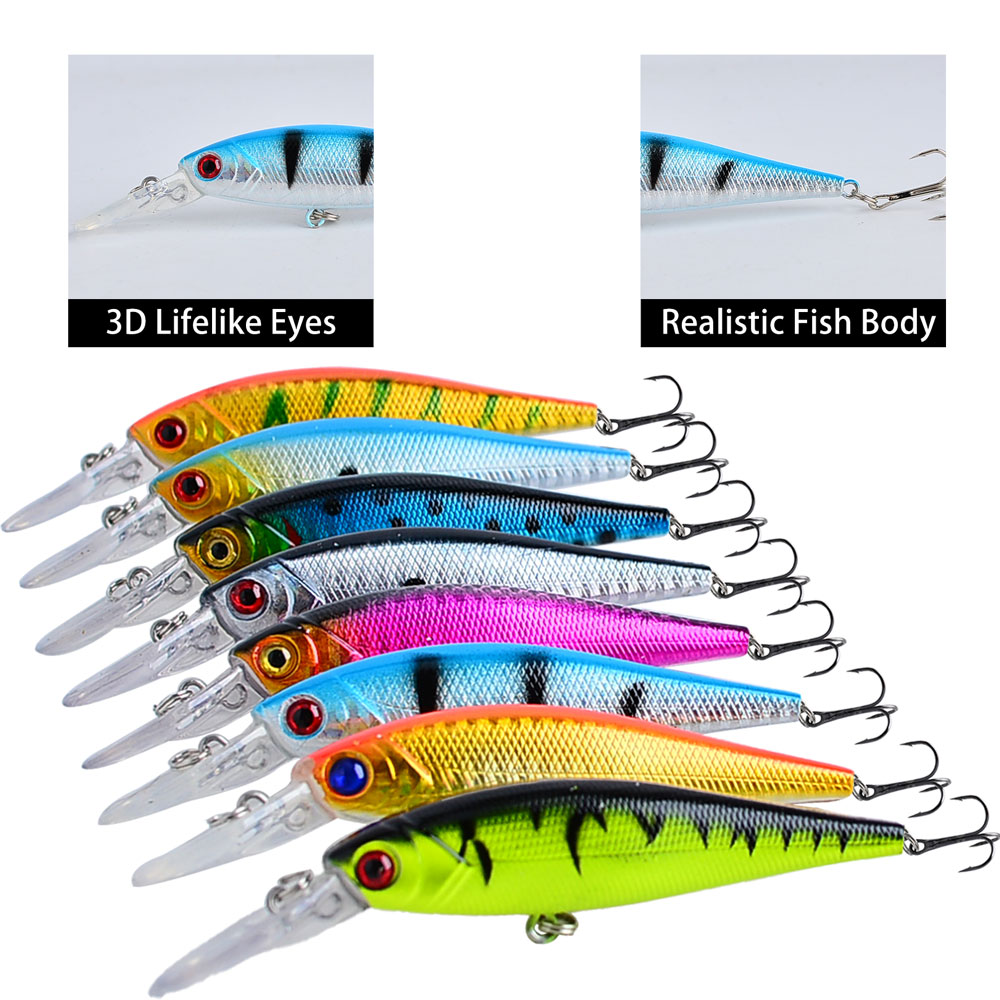 8 adet balıkçılık cazibesi 10  - Fishing Lure Swimbait incelemesi ve fiyatı